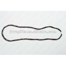 Collar con perlas de hematites